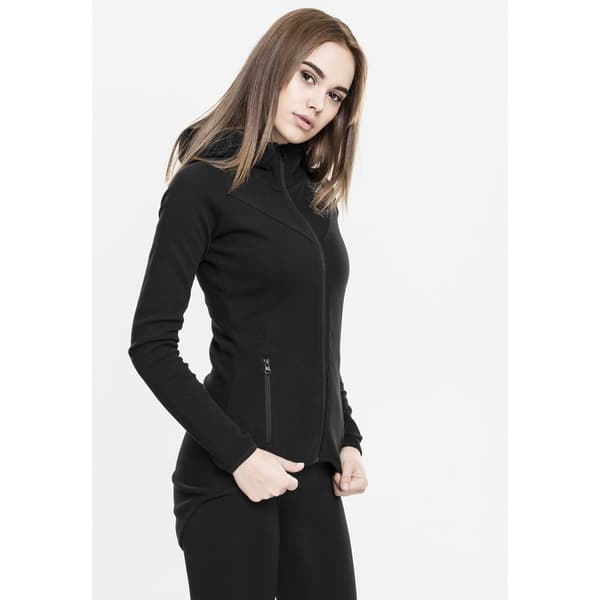 Urban Classics Huppari Athletic Interlo Zip Musta XS Nainen