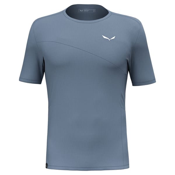 Salewa Kortærmet T-shirt Puez Sporty Dry Blå L Mand