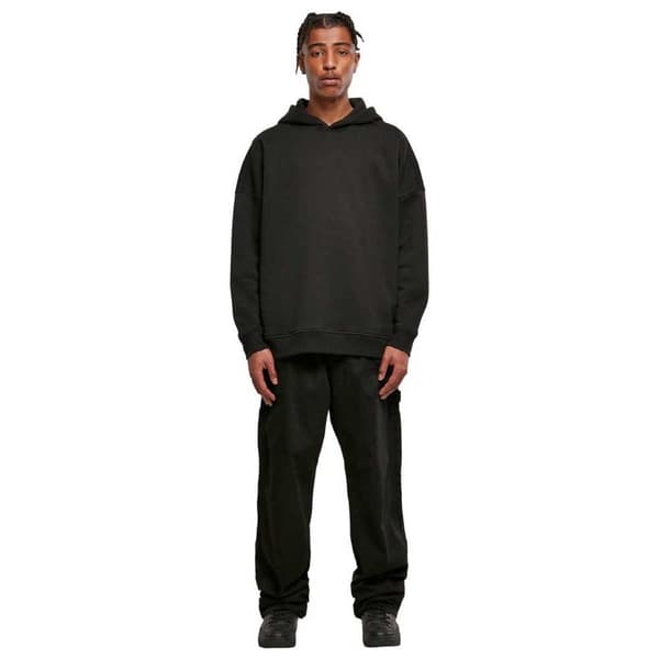 Build Your Brand Luvtröja Oversized Cut On Svart M Man