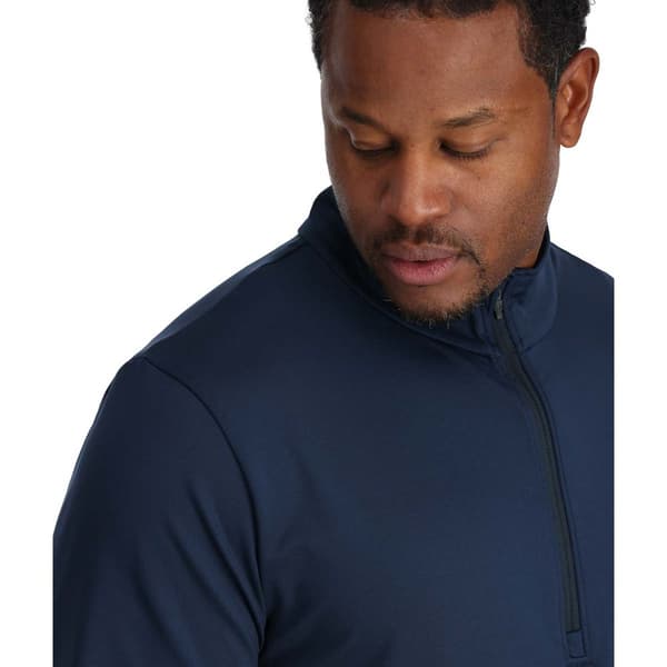 Spyder Halv Lynlå Sweatshirt Prospect Blå S Mand