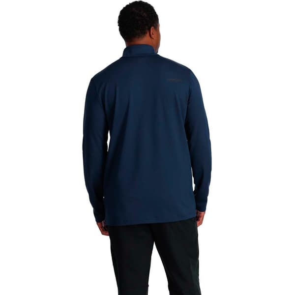 Spyder Halv Lynlå Sweatshirt Prospect Blå S Mand