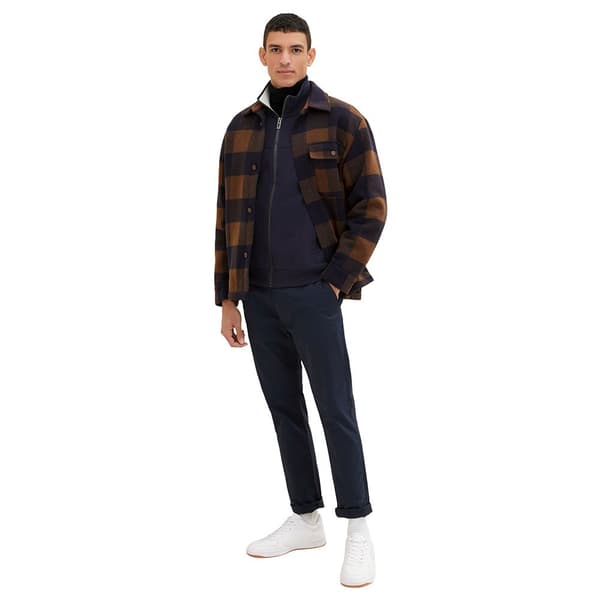 Tom Tailor Tröja Cutline Sweat Jacket Svart S Man