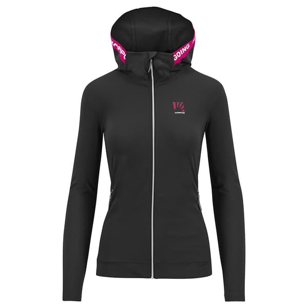 Karpos Sweatshirt Med Fuld Lynlås Easyfrizz Sort M Kvinde
