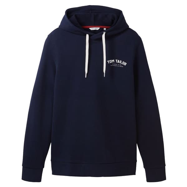 Tom Tailor Luvtröja 1037751 Logo Blå 2XL Man