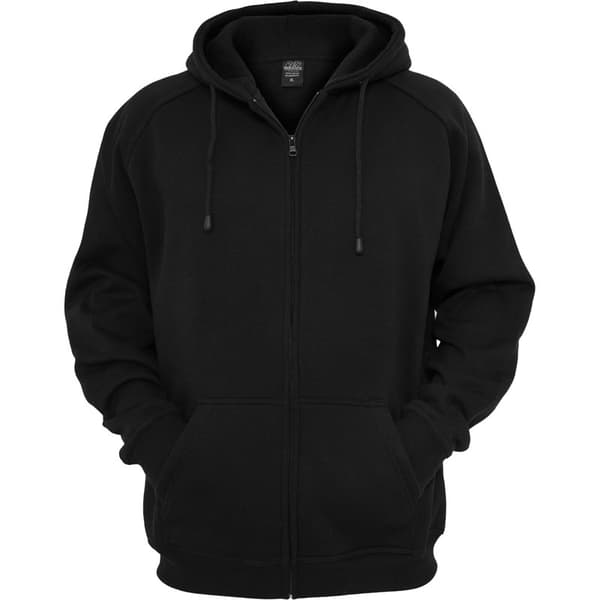 Urban Classics Sweatshirt Zip Classic Sort 4XL Mand