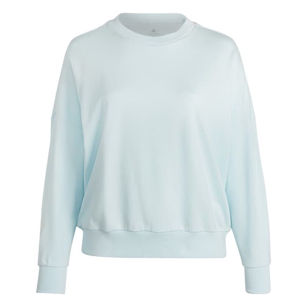 Adidas Sweatshirt Studio Lounge Loose Big Hvid 1X Kvinde
