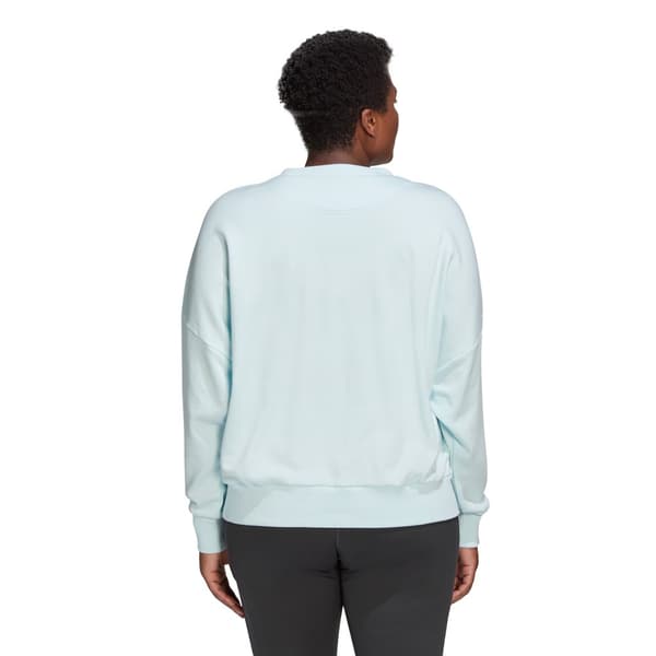 Adidas Sweatshirt Studio Lounge Loose Big Hvid 1X Kvinde