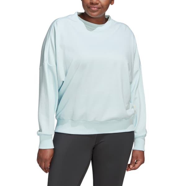 Adidas Sweatshirt Studio Lounge Loose Big Hvid 1X Kvinde