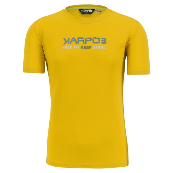 Karpos Kortærmet T-shirt Val Federia Gul M Mand