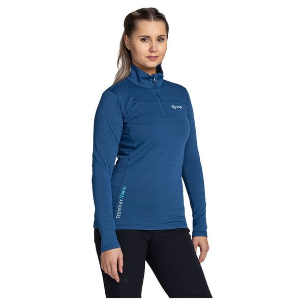 Kilpi Halv Lynlå Sweatshirt Montale Blå 42 Kvinde