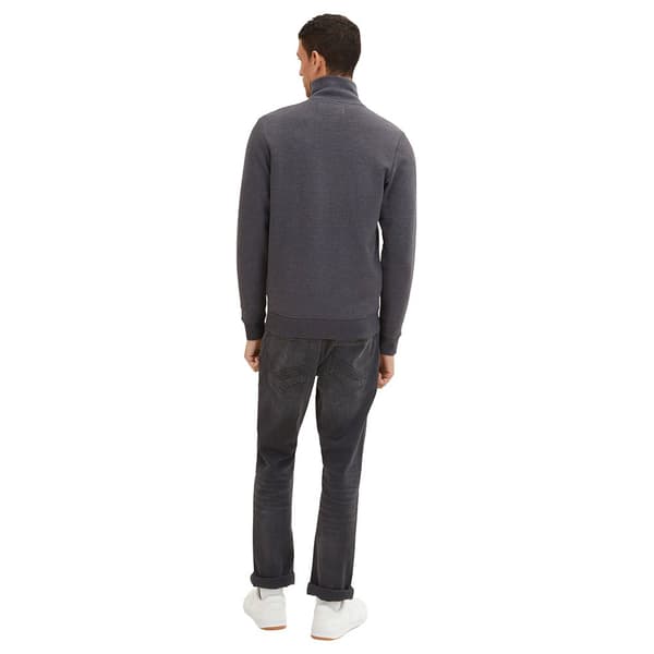 Tom Tailor Sweatshirt Cutline Sweat Jacket Grå S Mand