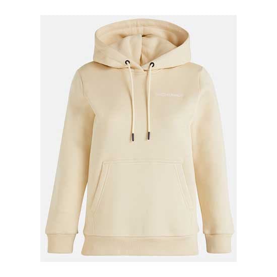 Peak Performance Hættetrøje Original Small Logo Beige XS Kvinde