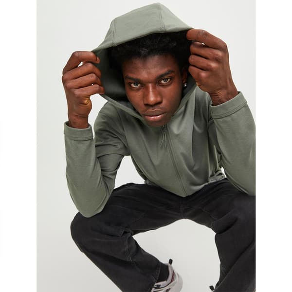 Jack & Jones Sweatshirt Med Full Dragkedja Cloud Grönt L Man