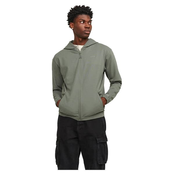 Jack & Jones Sweatshirt Med Full Dragkedja Cloud Grönt L Man