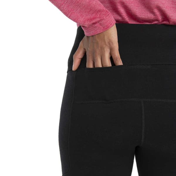Icebreaker Leggings Speed Winter Merino Sort M Kvinde