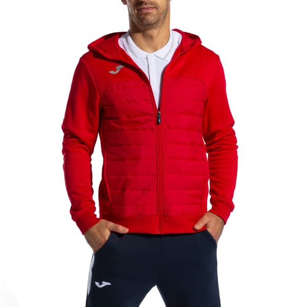 Joma Berna Hoodie 101103-600, Mand, Sweatshirts, Rød