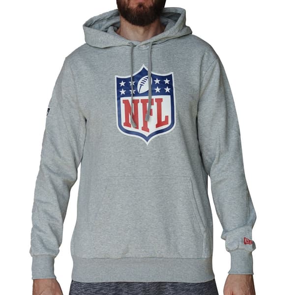 New Era NFL Generic Logo Hoodie 60416768, Man, Tröjor, Grå Grey M