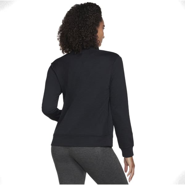 Skechers Go Walk Everywhere Full Zip Hoodless W3JA261-BLK, Kvinde, Sweatshirts, Sort