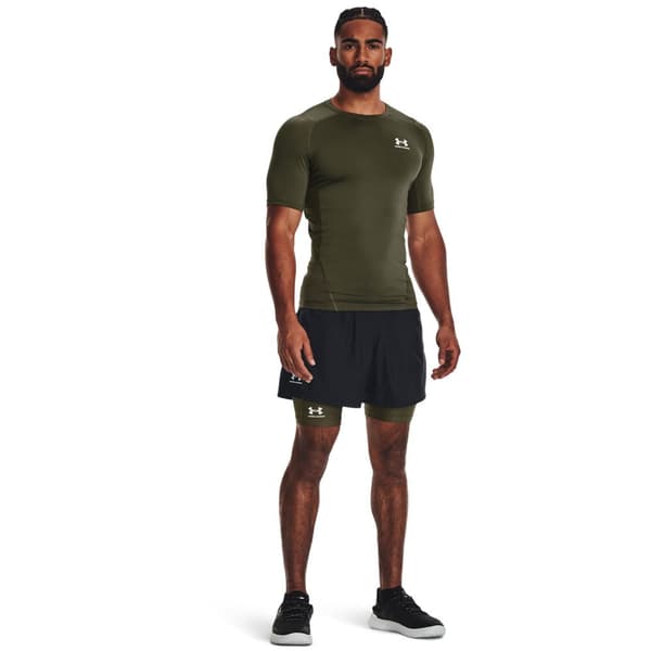Under Armour Kortärmad T-shirt Hg Armour Comp Grönt S / Regular Man
