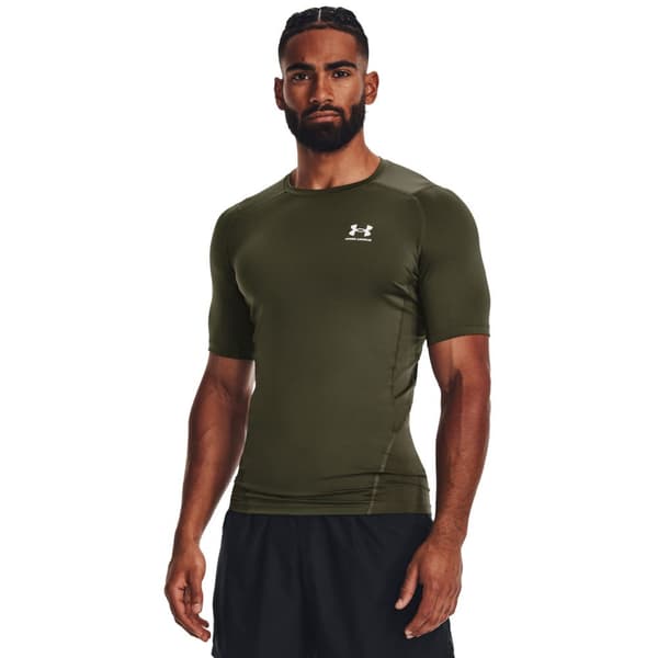 Under Armour Kortärmad T-shirt Hg Armour Comp Grönt S / Regular Man