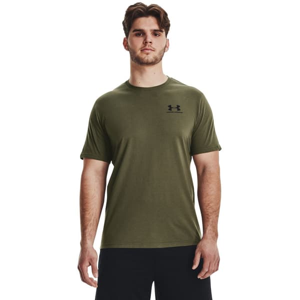 Under Armour Lyhythihainen T-paita Sportstyle Lc Vihreä S / Regular Mies
