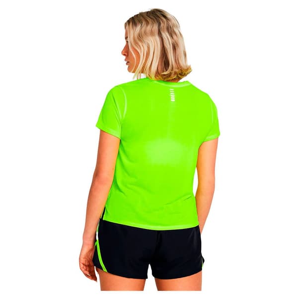 Under Armour Kortärmad T-shirt Launch Grönt XS Kvinna