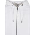 Miniatyrbillede 7 af 10: Urban Classics Sweatshirt Med Fuld Lynlås Basic Terry Hvid L Mand