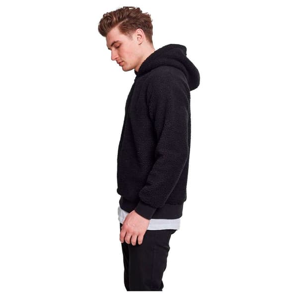 Urban Classics Sweatshirt Sherpa Sort XL Mand