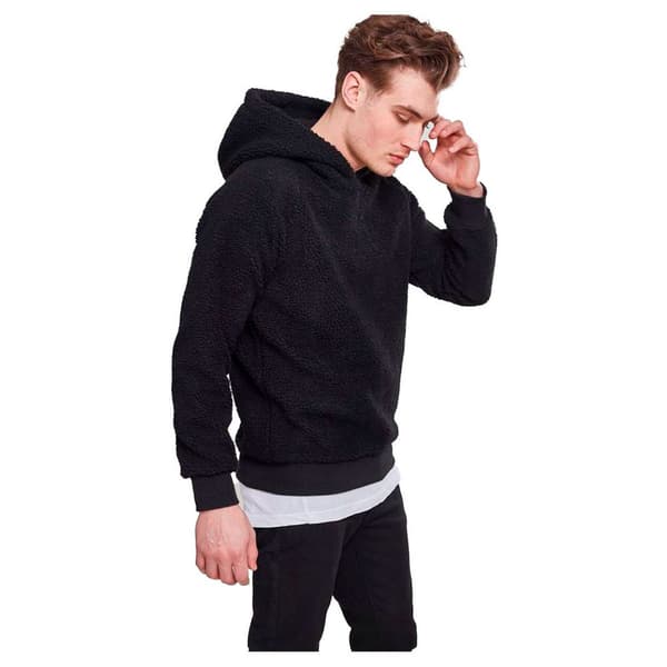 Urban Classics Sweatshirt Sherpa Sort XL Mand