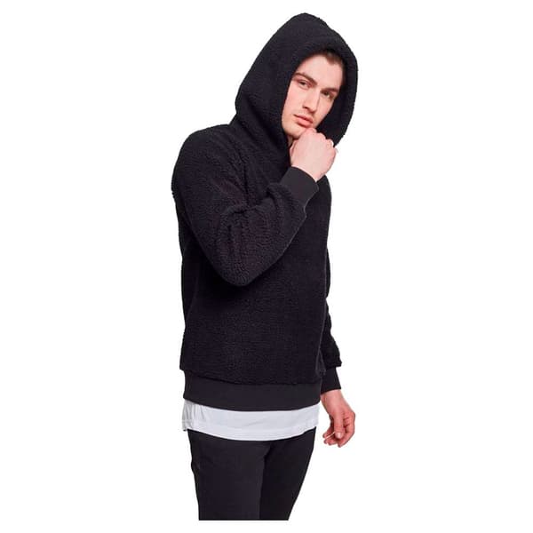 Urban Classics Sweatshirt Sherpa Sort XL Mand