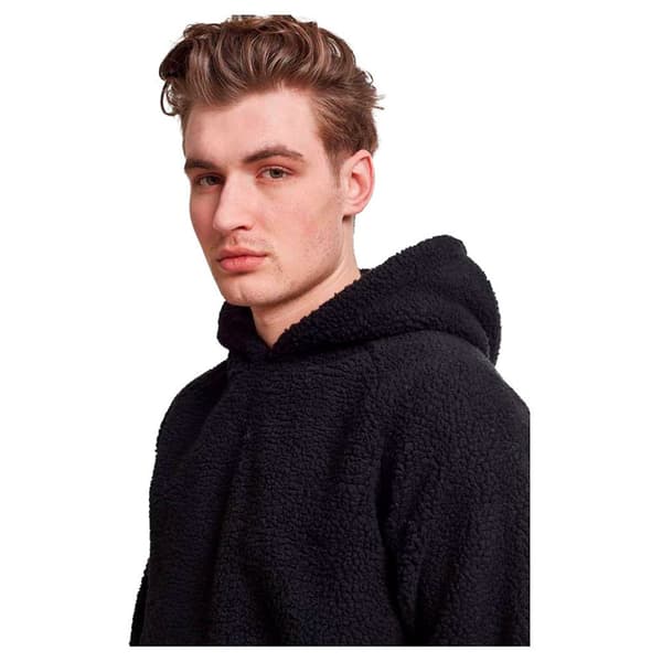 Urban Classics Sweatshirt Sherpa Sort XL Mand