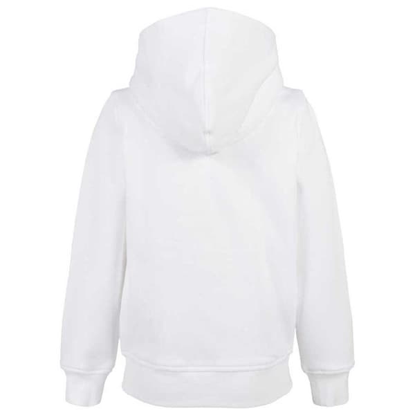 Build Your Brand Sweatshirt Med Full Dragkedja Organic Basic Vit 158-164 cm Pojke