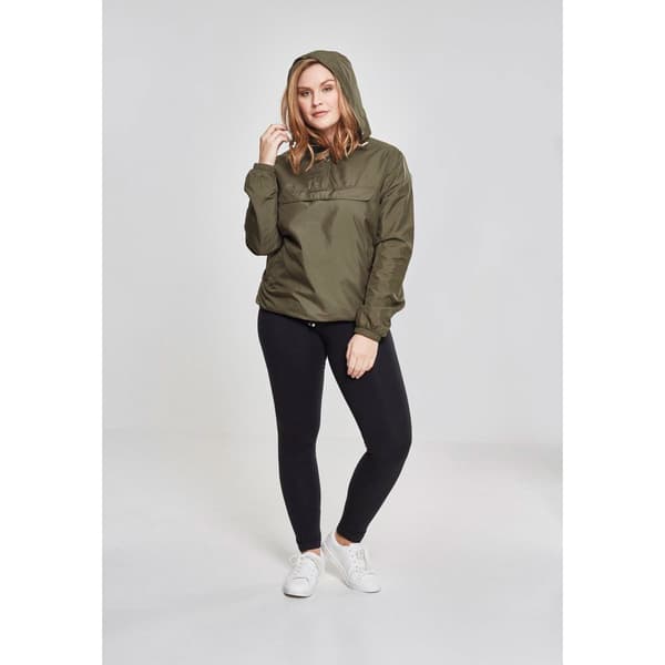 Urban Classics Sweater Stor Basic Grøn 5XL Kvinde