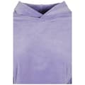 Miniatyrbillede 8 af 8: Urban Classics Sweatshirt Med Hætte Cropped Velvet Oversized Blå S Kvinde