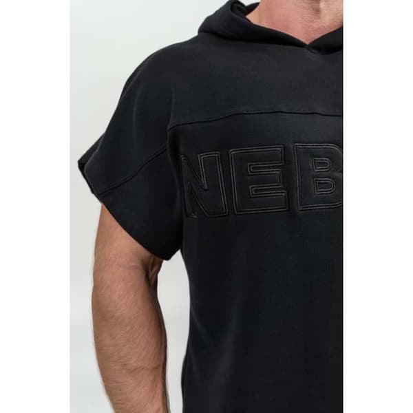 Nebbia Kortärmad T-shirt Hooded Gym Rag Champion  M Man