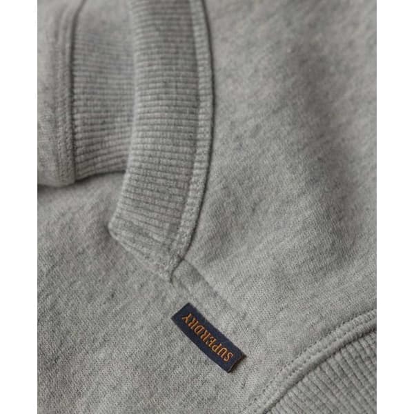 Superdry Sweatshirt Med Full Dragkedja Essential Logo Grå 2XL Man