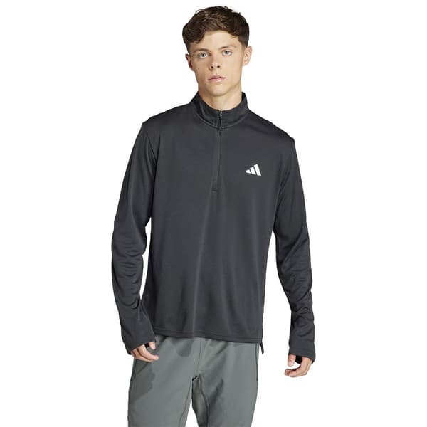 Adidas Halv Lynlå Sweatshirt Train Essentials Sort XL Mand