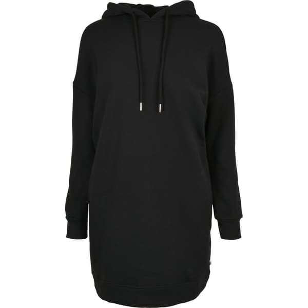 Urban Classics Sweatshirt Kjole Organic Oversized Terry Sort XS Kvinde