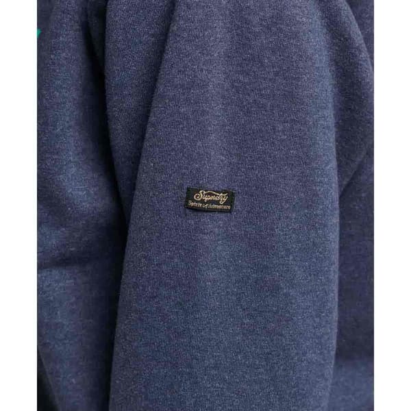 Superdry Luvtröja Tonal Vintage Logo Graphic Blå S Kvinna