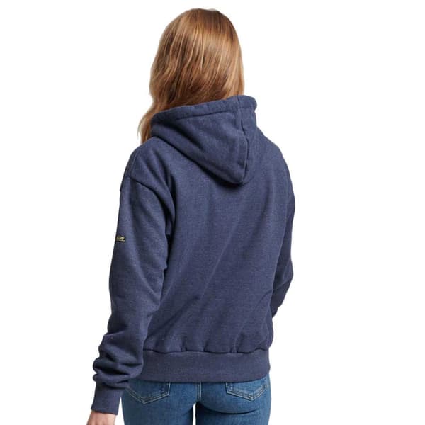 Superdry Luvtröja Tonal Vintage Logo Graphic Blå S Kvinna
