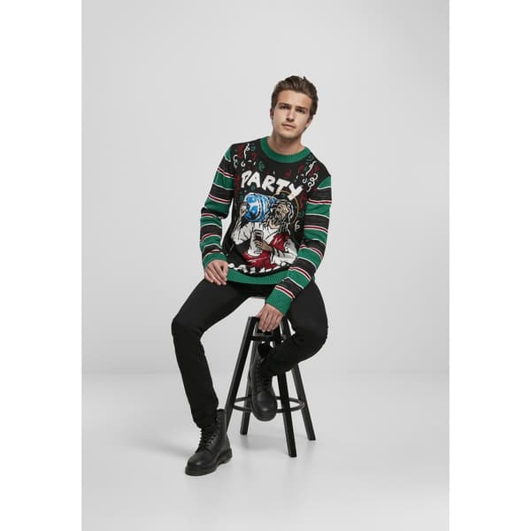 Urban Classics Sweatshirt Savior Christmas Sort L Mand