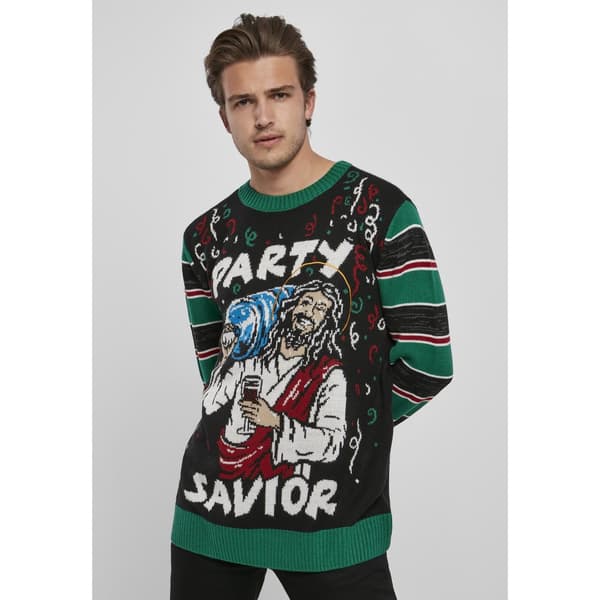 Urban Classics Sweatshirt Savior Christmas Sort L Mand