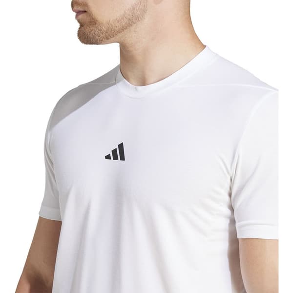 Adidas Kortärmad T-shirt Designed For Training Vit L Man
