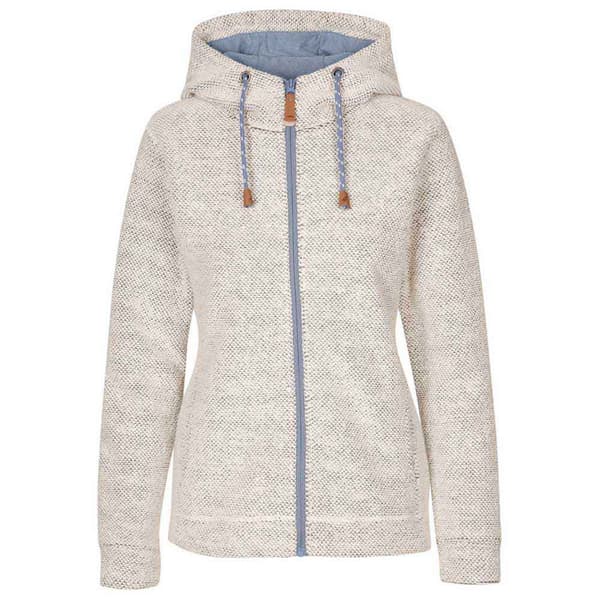 Trespass Sweatshirt Med Full Dragkedja Ronee Beige M Kvinna