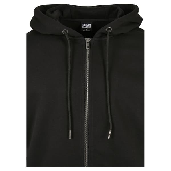 Urban Classics Sweatshirt Basic Terry Zip Blå XL Mand