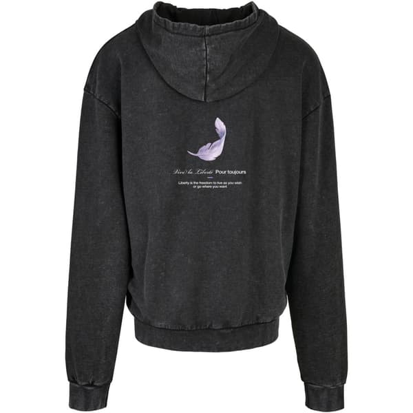 Mister Tee Hættetrøje Vive La Liberte Oversize Sort XS Mand