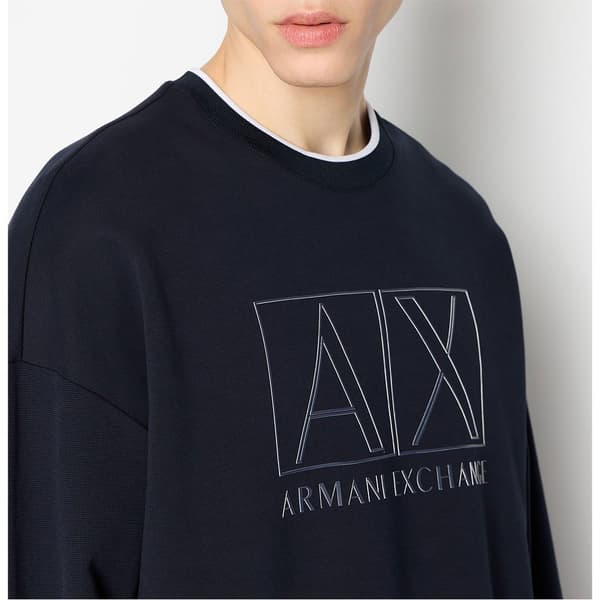 Armani Exchange Tröja 6rzmhj_zjdjz Blå S Man