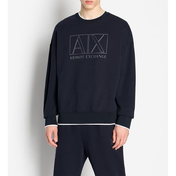 Armani Exchange Tröja 6rzmhj_zjdjz Blå S Man