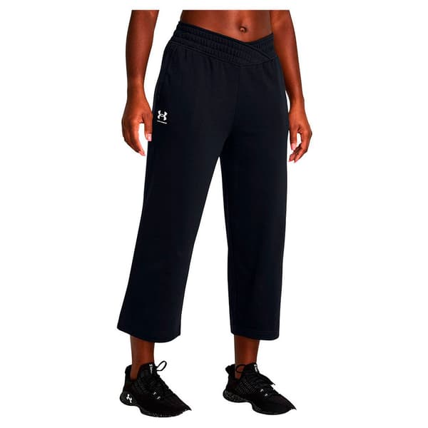 Under Armour Bukser Rival Terry Crop Wide Leg  XS Kvinde