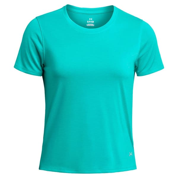 Under Armour Lyhythihainen T-paita Launch Vihreä L Nainen